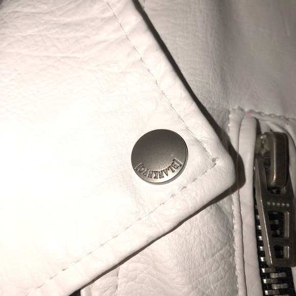 BLANKNYC Moto Jacket Fresh Start White Faux Leather LG - Picture 11 of 11